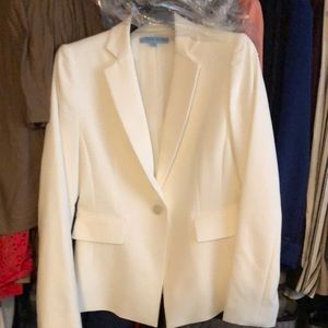 Ivory Antonio Melani single button blazer size 4